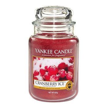 Yankee Candle Świeca zapachowa duży słój Cranberry Ice 623g