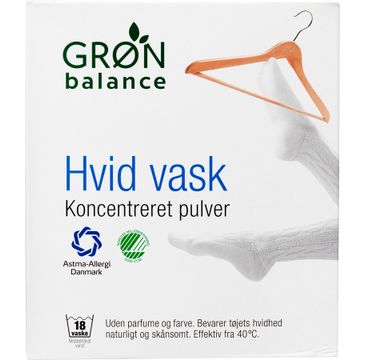 Gron Balance – Proszek do prania tkanin białych Koncentreret Pulver (785 g)