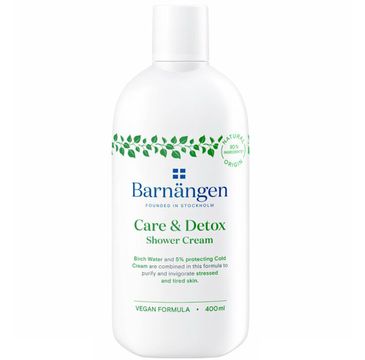 Barnängen Care & Detox Shower Cream kremowy żel pod prysznic z wodą brzozową (400 ml)