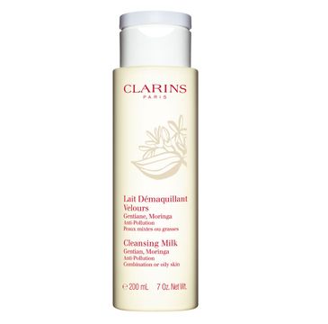 Clarins Cleansing Milk – mleczko do demakijażu z gencjaną do cery mieszanej i tłustej (200 ml)