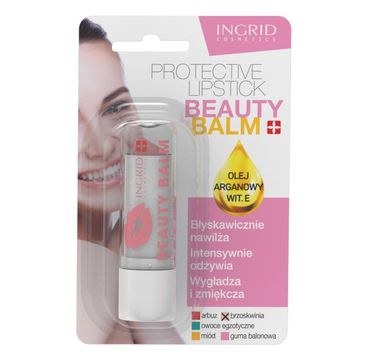 Ingrid Beauty Balm pomadka ochronna do ust Brzoskwinia (3,6 g)