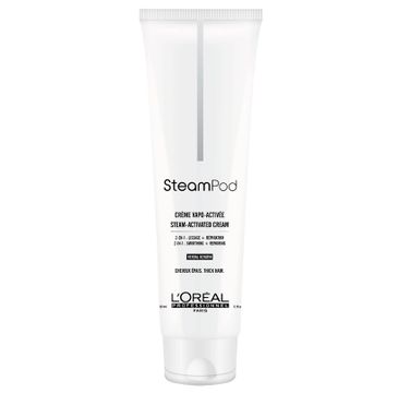 L'Oreal Professionnel – Steampod Smoothing Cream odbudowujący krem wygładzający do włosów grubych (150 ml)