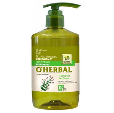 O'Herbal Shower Gel Refreshing żel pod prysznic orzeźwiający z ekstraktem z werbeny 750ml