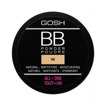 Gosh BB Powder – puder prasowany do twarzy 06 Warm Beige (6.5 g)