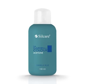 Silcare – The Garden of Colour Acetone aceton do usuwania żelowych lakierów hybrydowych Vanilla Blue (150 ml)