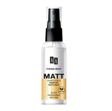 AA Fixing Mist MATT – nawilżająca mgiełka matująca Aloes (50 ml)