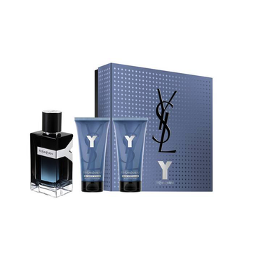 Yves Saint Laurent Y Pour Homme zestaw woda perfumowana spray 100ml + żel pod prysznic 50ml + balsam do ciała 50ml