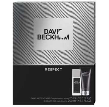 David Beckham – zestaw prezentowy Respect dezodorant (75 ml) + żel pod prysznic (200 ml)
