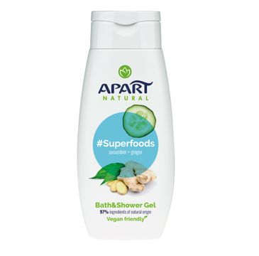 Apart Natural – Superfoods żel pod prysznic Ogórek i Imbir (300 ml)