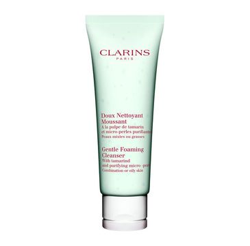 Clarins Gentle Foaming Cleanser – łagodna pianka oczyszczająca do skóry tłustej i mieszanej (125 ml)