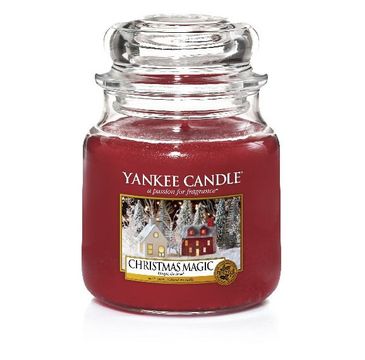 Yankee Candle Świeca zapachowa średni słój Christmas Magic 411g