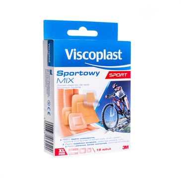 Viscoplast – Sportowy Mix zestaw plastrów dla osób aktywnych fizycznie (15 szt.)