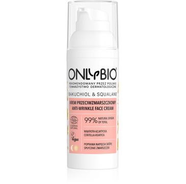 OnlyBio Bakuchiol & Squalane krem przeciwzmarszczkowy do twarzy (50 ml)