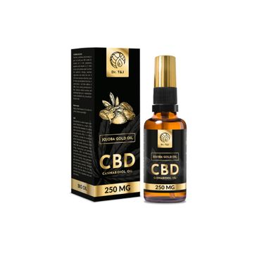Dr. T&J Jojoba Gold Oil naturalny olej jojoba BIO + CBD 250 MG (50 ml)