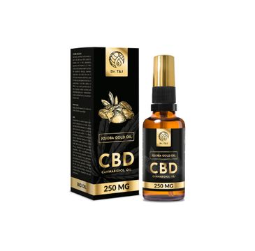 Dr. T&J Jojoba Gold Oil naturalny olej jojoba BIO + CBD 250 MG (50 ml)