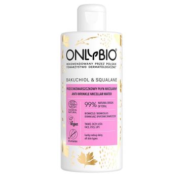 OnlyBio Bakuchiol & Squalane przeciwzmarszczkowy płyn micelarny (300 ml)