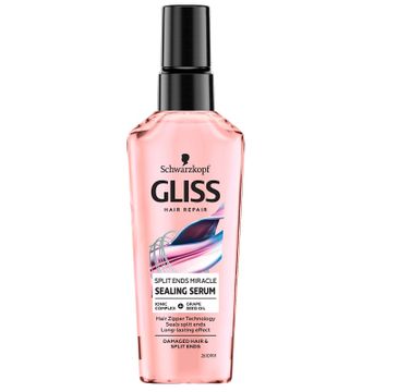 Gliss Split Ends Miracle serum spajające do włosów zniszczonych z rozdwojonymi końcówkami (75 ml)