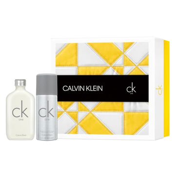 Calvin Klein – CK One zestaw woda toaletowa spray 100ml + dezodorant spray 150ml (1 szt.)