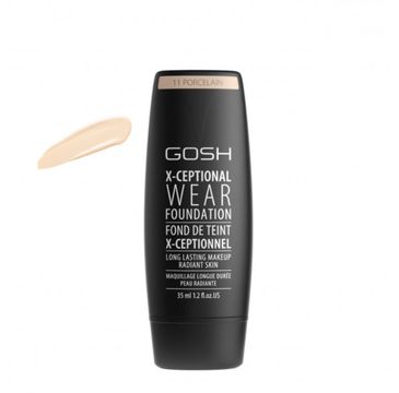 Gosh X-Ceptional Wear Foundation Long Lasting Makeup (długotrwały podkład do twarzy 11 Porcelain 35 ml)