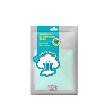 Patch Holic – Turkusowa nawilżająca maska w płachcie Colorpick Moisturizing Mask (20 ml)