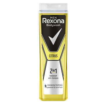 Rexona Men Citrus – żel pod prysznic i szampon dla mężczyzn 2w1 (400 ml)