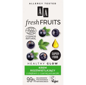 AA – Fresh Fruits krem rozświetlający z olejkiem z czarnej porzeczki (50 ml)