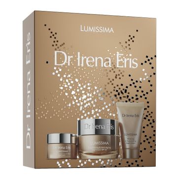 Dr Irena Eris – Lumissima zestaw krem rozświetlający do twarzy na dzień 50ml + krem regenerujący do twarzy na noc 30ml + krem rozjaśniający pod oczy 15ml (1 szt.)