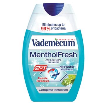 Vademecum – 2in1 Toothpaste&Mouthwash Mentol Fresh pasta do zębów i płyn do płukania jamy ustnej (75 ml)