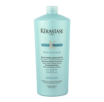 Kerastase – Resistance Bain Force Architecte Strengthening Shampoo szampon wzmacniający do włosów osłabionych Force 1-2 (1000 ml)