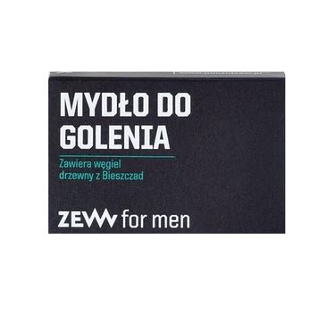 Zew For Men – Mydło do golenia z węglem drzewnym z Bieszczad (85 ml)