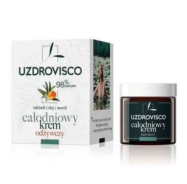 UZDROVISCO – Całodniowy krem do twarzy odżywczy Rokitnik i Olej z Moreli (50 ml)