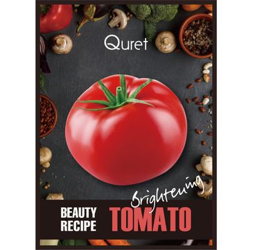 Quret Beauty Recipe Mask Brightening rozjaśniająca maska w płachcie Pomidor (25 g)