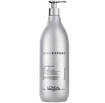 L'Oreal Professionnel Serie Expert Magnesium Silver Shampoo szampon rozjaśniający do włosów siwych (980 ml)