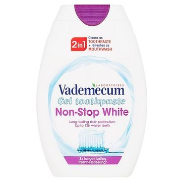 Vademecum – 2in1 Toothpaste&Mouthwash Non-Stop White pasta do zębów i płyn do płukania jamy ustnej (75 ml)