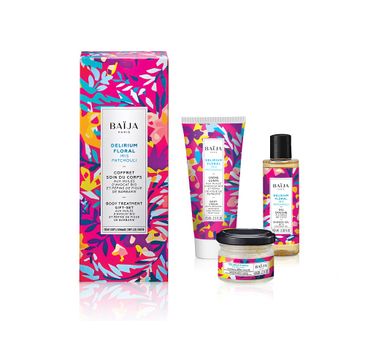 Baija – Delirium Floral Body Care zestaw krem do ciała 75ml + żel pod prysznic 100ml + peeling do ciała 60g (1 szt.)