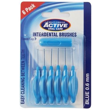 Active Oral Care – Interdental Brushes czyściki do przestrzeni międzyzębowych 0.60mm (6 szt.)