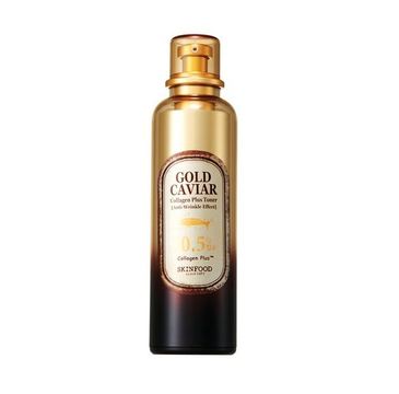 Skinfood – Gold Caviar Collagen Plus Toner przeciwzmarszczkowy tonik do twarzy (120 ml)