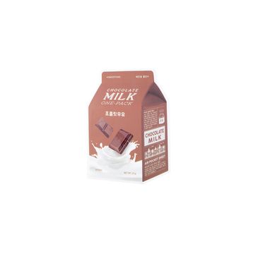 A'Pieu – Chocolate Milk One-Pack wygładzająca maseczka w płachcie Czekolada (20 g)