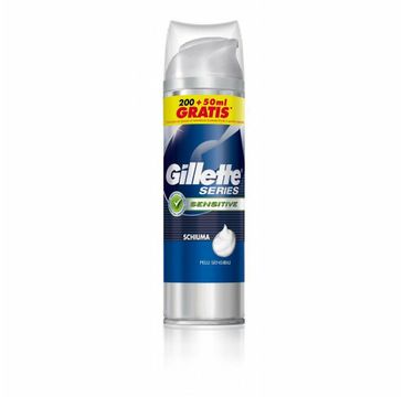 Gillette Series Sensitive – pianka do golenia dla skóry wrażliwej (250 ml)