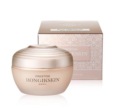 Hongik Skin Prestige Snail Creme – krem do twarzy z ekstraktem ze śluzu ślimaka (80 g)