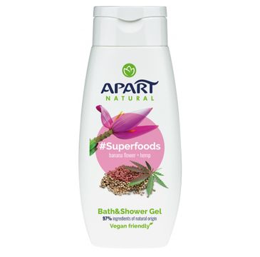 Apart Natural – Superfoods żel pod prysznic Kwiat Bananowca i Konopia (300 ml)