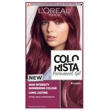 L'Oreal Paris Colorista Premament Gel – farba do włosów #violet (1 szt.)