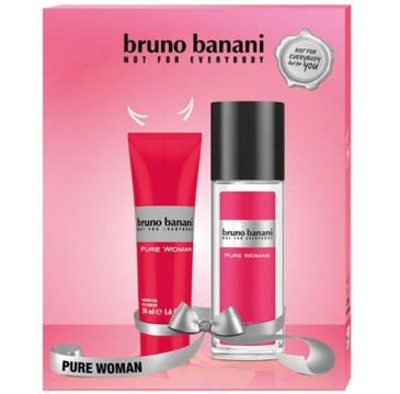 Bruno Banani  zestaw prezentowy Pure Woman dezodorant z atomizerem (75 ml) + żel pod prysznic (50 ml)