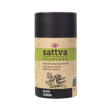 Sattva Natural Herbal Dye for Hair naturalna ziołowa farba do włosów Black 150g