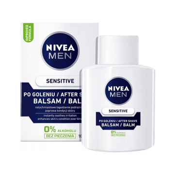 Nivea Men Sensitive łagodzący balsam po goleniu dla mężczyzn (100 ml)