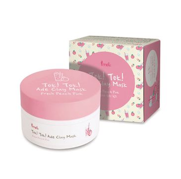 Prreti Tok! Tok! Ade Clay Mask – odświeżająca maseczka do twarzy Glinka i Brzoskwinia (105 ml)