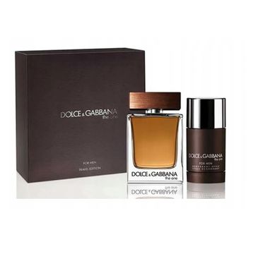 Dolce & Gabbana – The One For Men zestaw woda toaletowa spray 100ml + dezodorant sztyft 75ml (1 szt.)