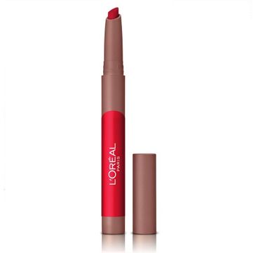 L'Oreal Paris Infallible Matte Lip Crayon – matowa pomadka do ust w kredce 111 A Little Chili (1.3 g)