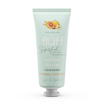 Fluff – Sorbet do rąk nawilżający Pomarańcza & Wanilia (50 ml)