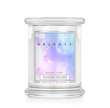 Kringle Candle – świeca zapachowa z dwoma knotami Watercolors (454 g)